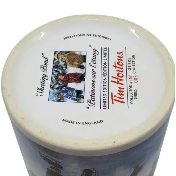 Tim Hortons Skating Pond Collector Mug Limited Edition Series Made in England - Picture 9 of 9